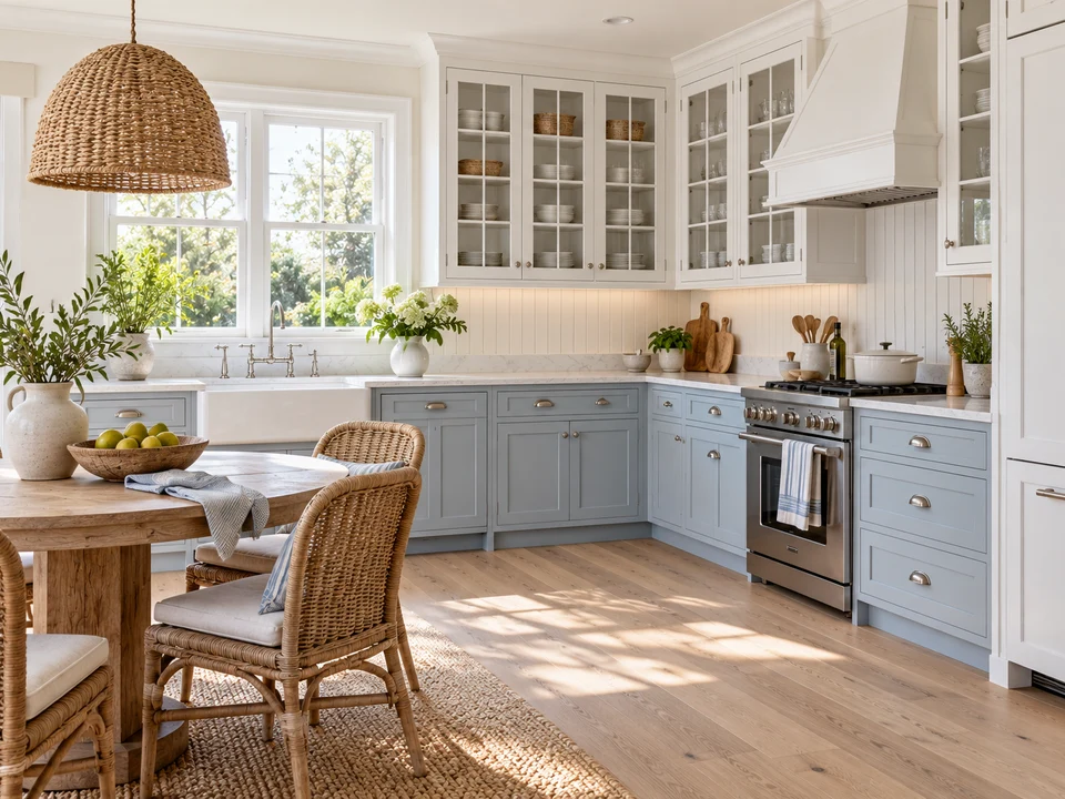 Coastal Hamptons kitchen