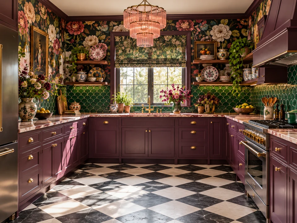 Maximalist kitchen
